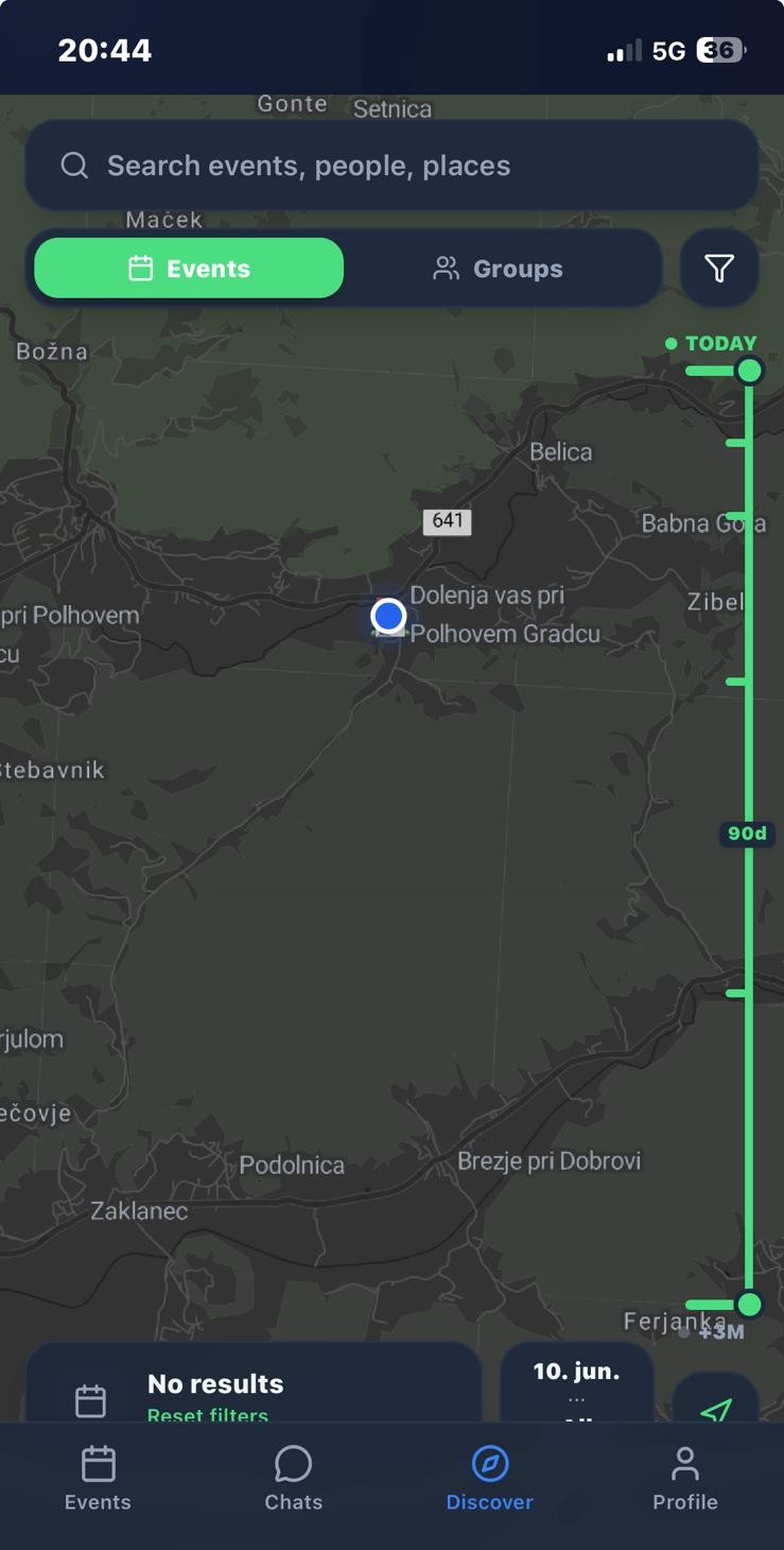 SubIn discover map